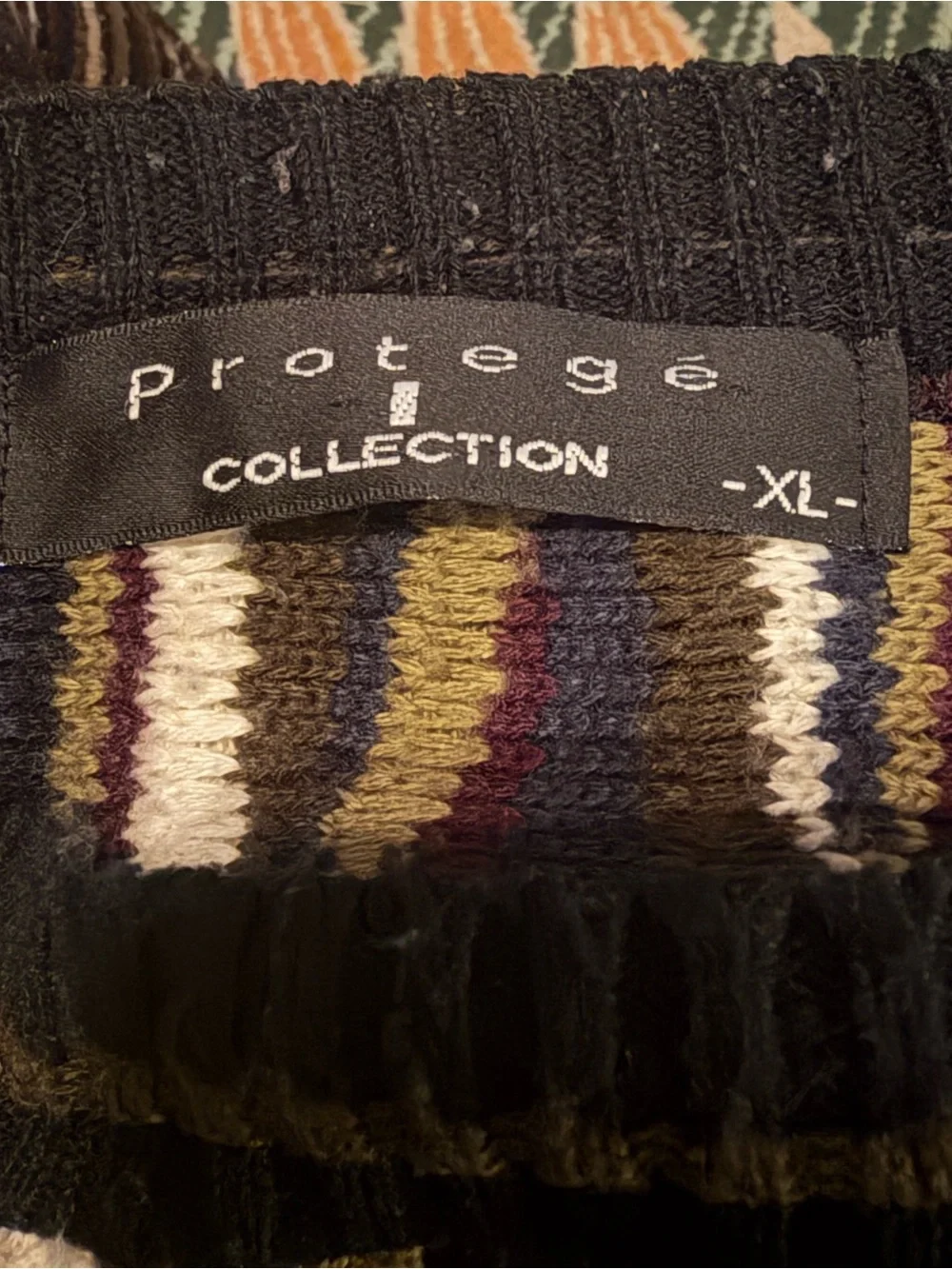 90s Protege Men's Vintage COOGI Carlo Colucci Style 3d Knit Sweater XL